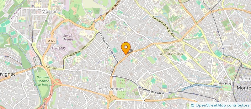 localisation de l'entreprise MAS DE LA COMBE à MONTPELLIER