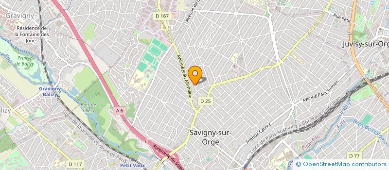 localisation de l'entreprise MAS DE LA COULAOUBIO à SAVIGNY-SUR-ORGE