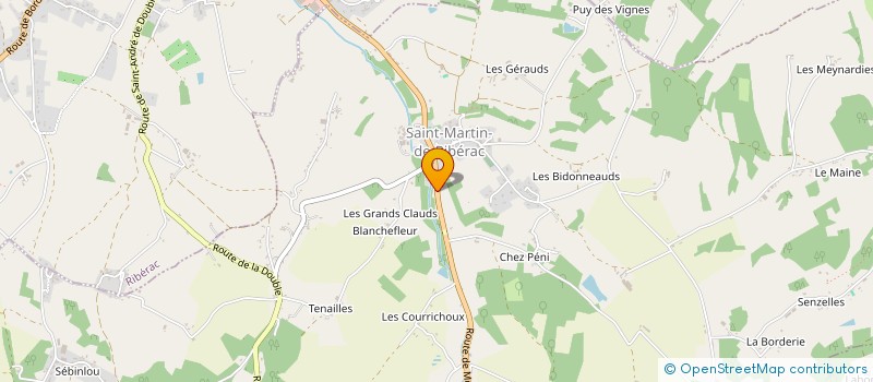 localisation de l'entreprise MAS DE LA COUR  RIBERAC