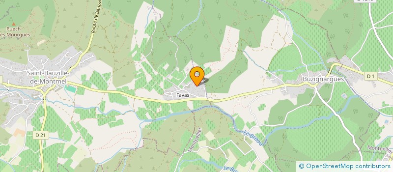 localisation de l'entreprise MAS DE LA PLUME  SAINT-BAUZILLE-DE-MONTMEL