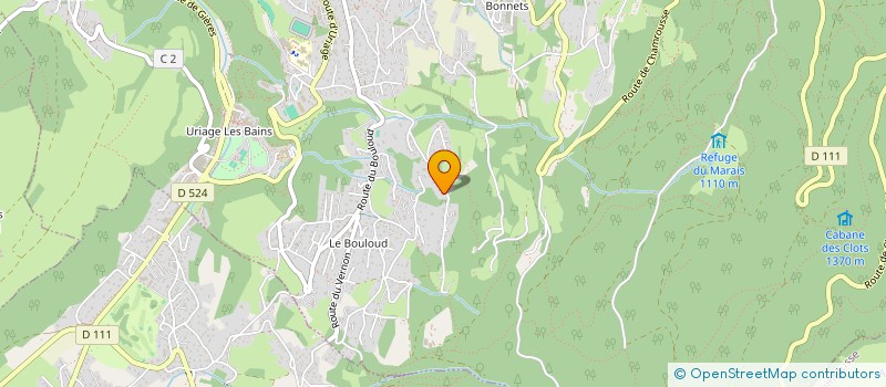 localisation de l'entreprise MAS DE LA RELATIERE  SAINT-MARTIN-D'URIAGE