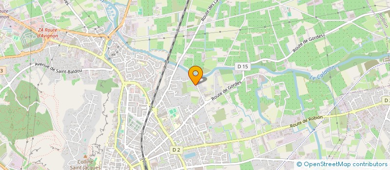 localisation de l'entreprise MAS DE LA SITTELLE  CAVAILLON