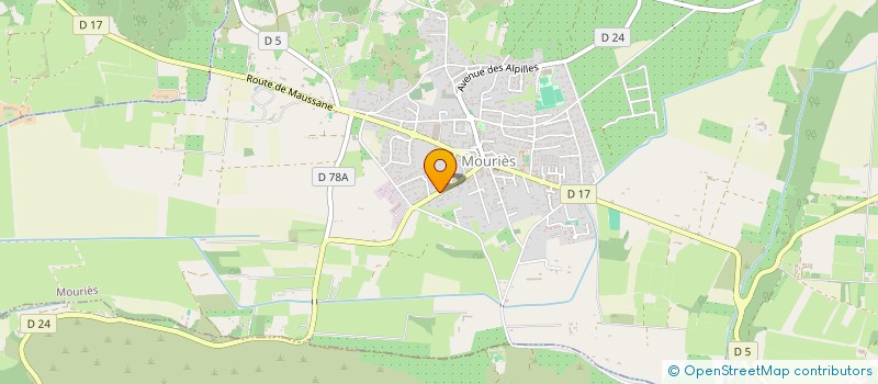 localisation de l'entreprise MAS DE LA TAPI à MOURIES