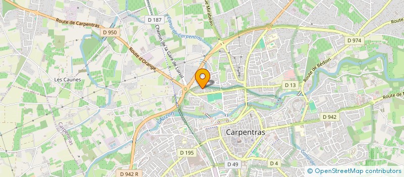 localisation de l'entreprise MAS DE LA TRIBU DE JHAD  CARPENTRAS