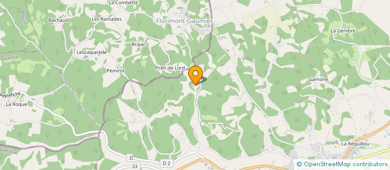 localisation de l'entreprise MAS DE LAFON  DEGAGNAC