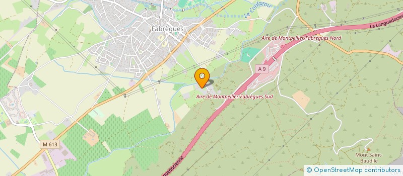 localisation de l'entreprise MAS DE MANTE  FABREGUES
