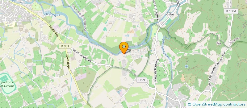 localisation de l'entreprise MAS DE MOUSQUETY  L'ISLE-SUR-LA-SORGUE