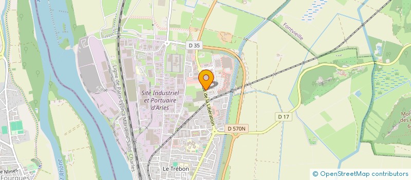 localisation de l'entreprise MAS DE NANS  ARLES