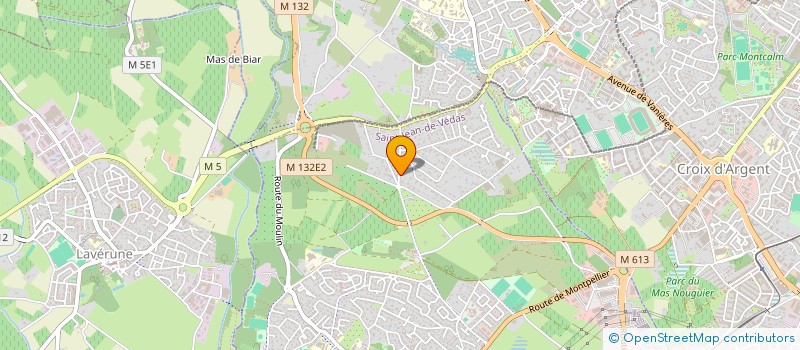 localisation de l'entreprise MAS DE PALS  SAINT-JEAN-DE-VEDAS