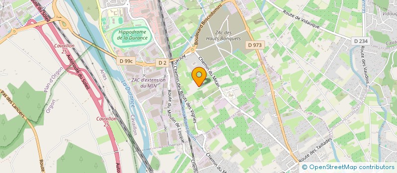 localisation de l'entreprise MAS DE PESSANE à CAVAILLON