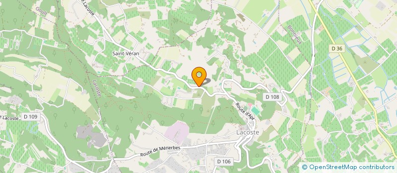 localisation de l'entreprise MAS DE ROLAND  LACOSTE