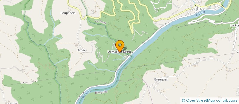 localisation de l'entreprise MAS DE SARRET  VILLEFRANCHE-DE-PANAT