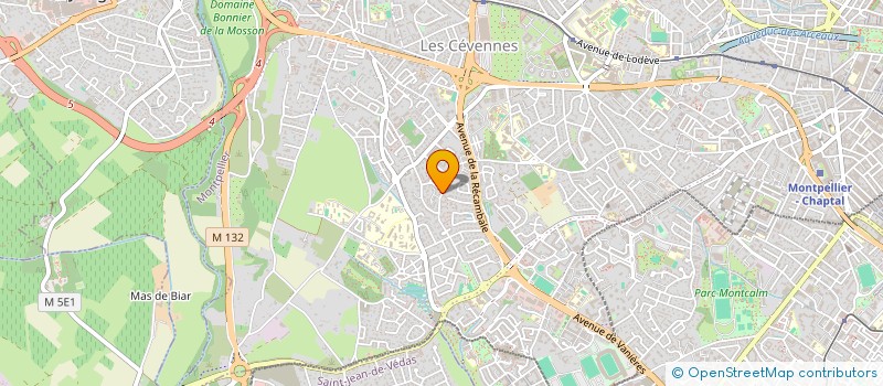 localisation de l'entreprise MAS DE TESSE à MONTPELLIER