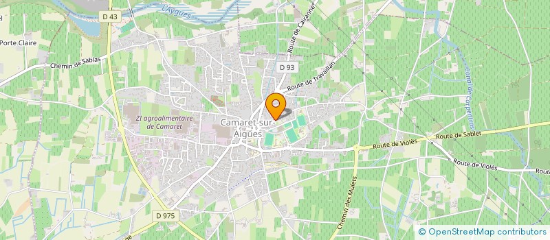 localisation de l'entreprise MAS DE VILLEDIEU  CAMARET-SUR-AIGUES