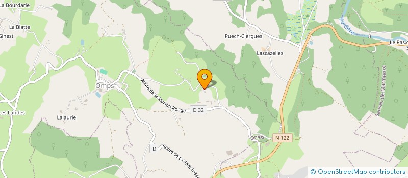localisation de l'entreprise MAS - DELMAS ENERGIES à OMPS