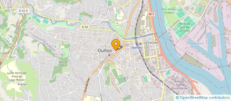 localisation de l'entreprise MAS DES ANGES MENERBES  OULLINS-PIERRE-BENITE