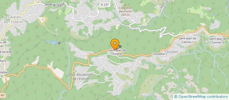 localisation de l'entreprise MAS DES BARTAVELLES à FREJUS