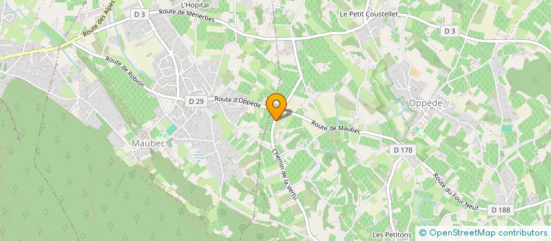 localisation de l'entreprise MAS DES CASQUES  OPPEDE