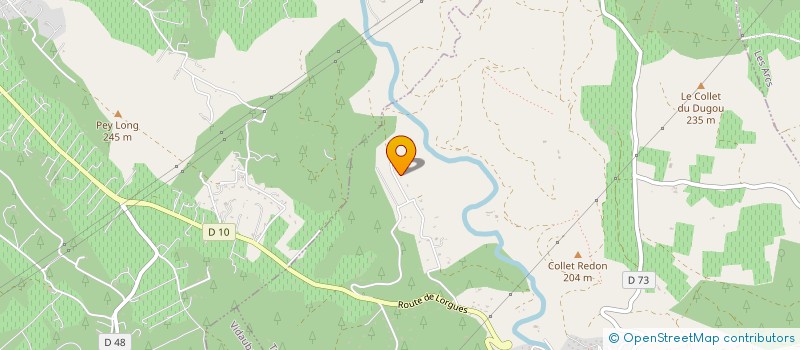 localisation de l'entreprise MAS DES CHENES  TARADEAU