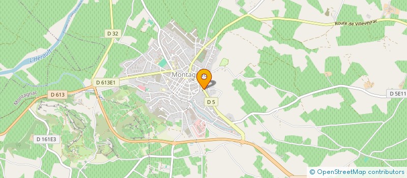 localisation de l'entreprise MAS DES FONTAINES SUD DE FRANCE  MONTAGNAC