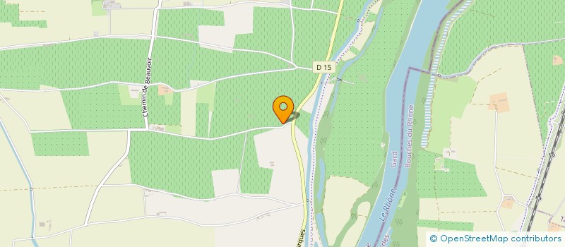 localisation de l'entreprise MAS DES LECQUES  BEAUCAIRE