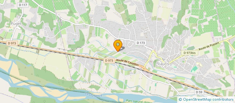 localisation de l'entreprise MAS DES ROLLIERS  LAURIS