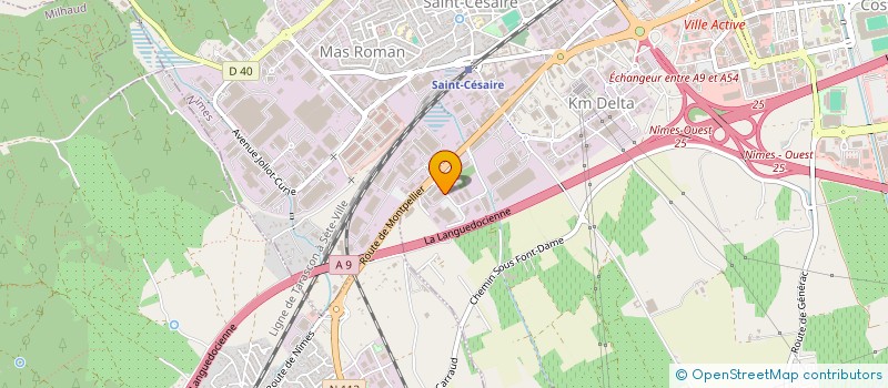 localisation de l'entreprise MAS DES ROSIERS  NIMES