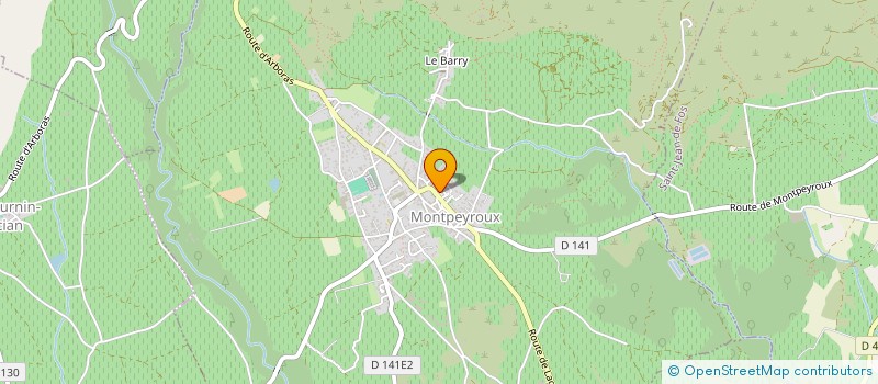 localisation de l'entreprise MAS DES SONGES  MONTPEYROUX