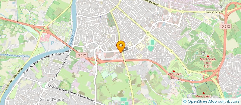localisation de l'entreprise MAS DES SORGUES à AGDE