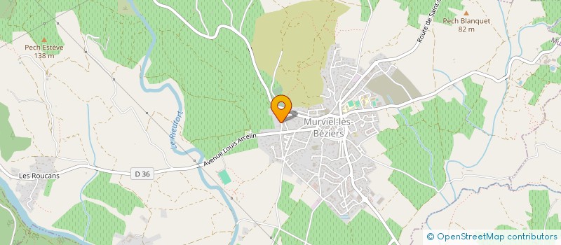 localisation de l'entreprise MAS DES VISTES  MURVIEL-LES-BEZIERS