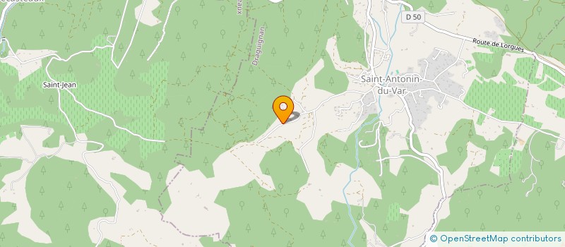 localisation de l'entreprise MAS DOUCE 2010  SAINT-ANTONIN-DU-VAR