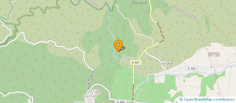 localisation de l'entreprise MAS DU GRANZON  BANNE