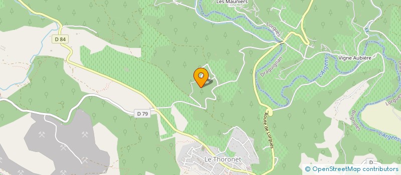 localisation de l'entreprise MAS DU HAUT RAYOL  LE CANNET-DES-MAURES