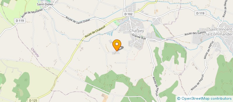 localisation de l'entreprise MAS DU MOULIN à CHATEAUNEUF-SUR-ISERE