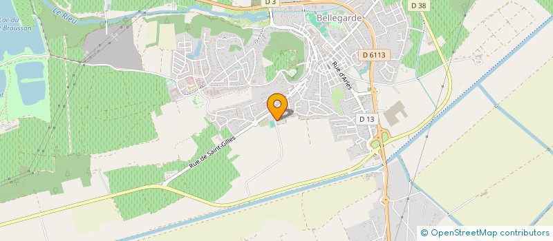 localisation de l'entreprise MAS DU PETIT COREAU  BELLEGARDE