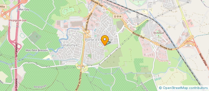localisation de l'entreprise MAS DU PETIT MANUSCLAT  PERPIGNAN