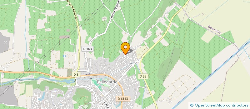 localisation de l'entreprise MAS DU RIEU à BELLEGARDE