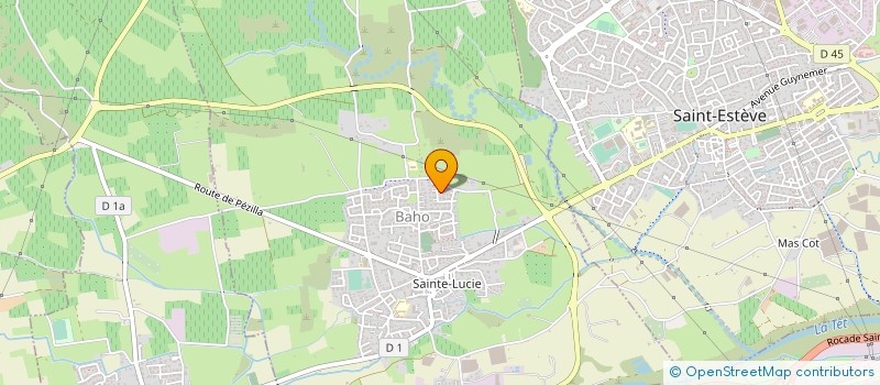 localisation de l'entreprise MAS DU SOLEIL SCI  BAHO