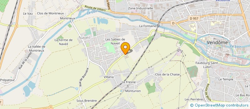 localisation de l'entreprise MAS DU VENDOMOIS  NAVEIL