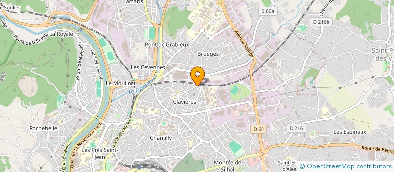 localisation de l'entreprise MAS EN MERVEILLES  ALES