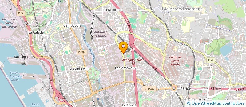 localisation de l'entreprise MAS ENTREPRISE à MARSEILLE