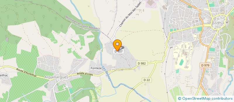 localisation de l'entreprise MAS ESCOFFIER  ARPAILLARGUES-ET-AUREILLAC