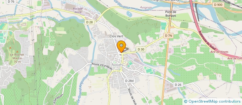 localisation de l'entreprise MAS ET BASTIDES  NOVES