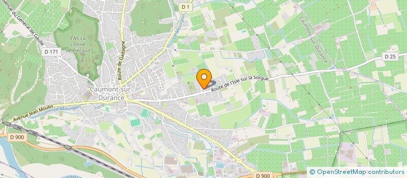 localisation de l'entreprise MAS ET DEMEURES DE PROVENCE à CAUMONT-SUR-DURANCE