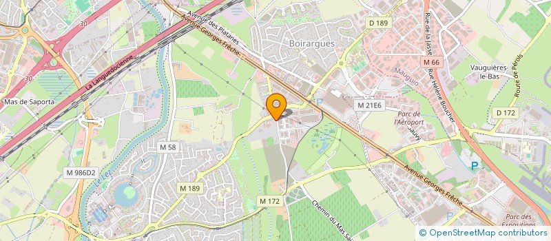 localisation de l'entreprise MAS EVENT  LATTES