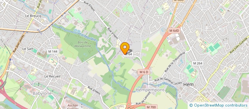 localisation de l'entreprise MAS & FILLES  HEM