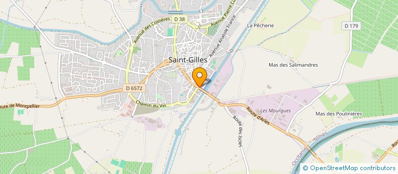localisation de l'entreprise MAS FRANCOIS HERVAS à SAINT-GILLES