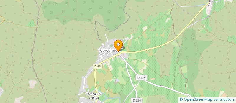 localisation de l'entreprise MAS FRANCOISE  CORCONNE