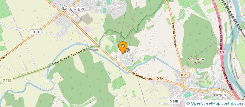 localisation de l'entreprise MAS GOURDIKIAN  ORGON