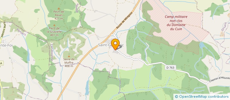 localisation de l'entreprise MAS ISAURE  SAINT-GAUDERIC